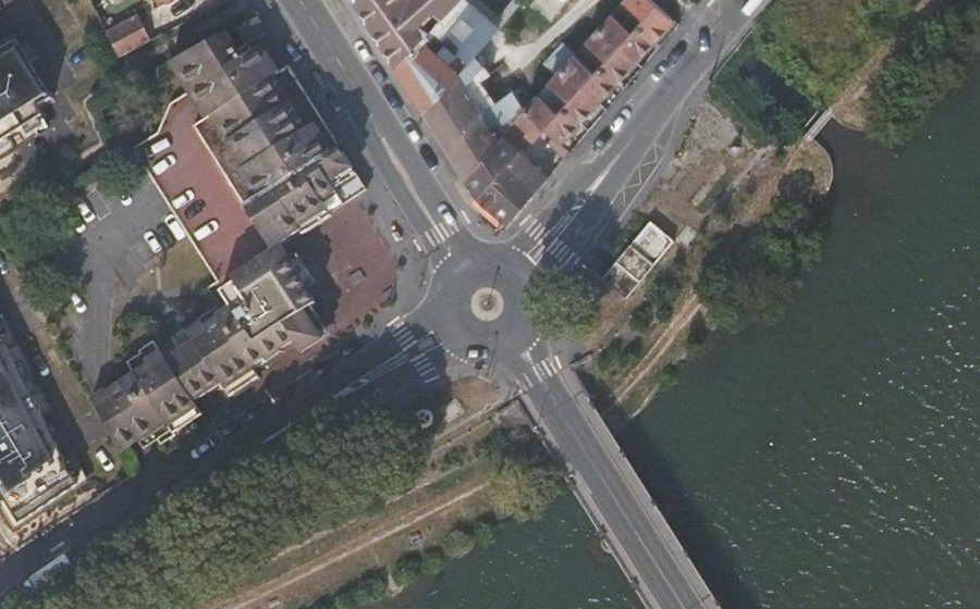 Vue aérienne de la Place de la Libération