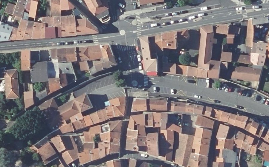 Vue aérienne du Mini-giratoire n°664655631