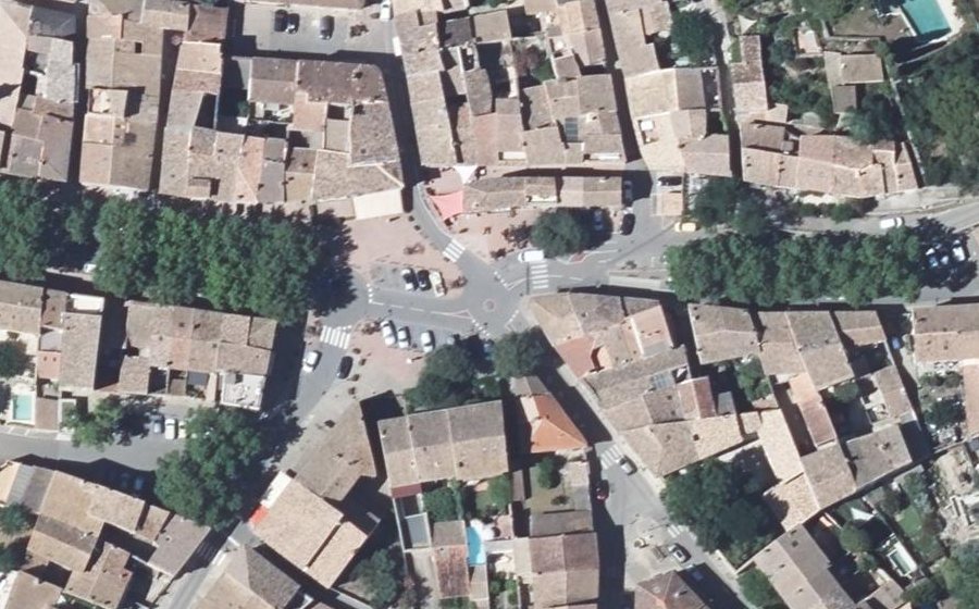 Vue aérienne du Mini-giratoire n°669001454
