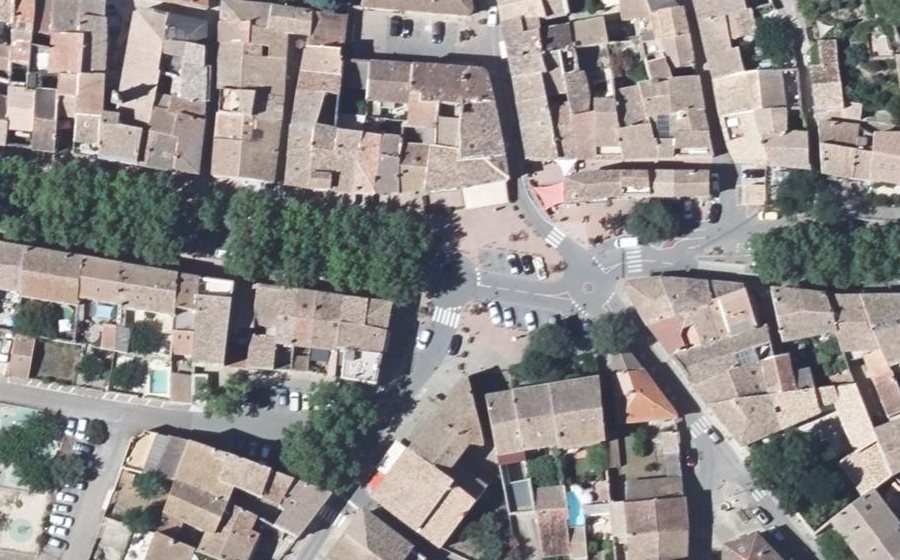 Vue aérienne du Mini-giratoire n°669001719