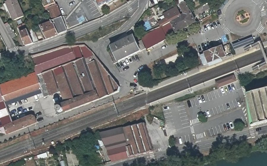 Vue aérienne du Mini-giratoire n°671210567