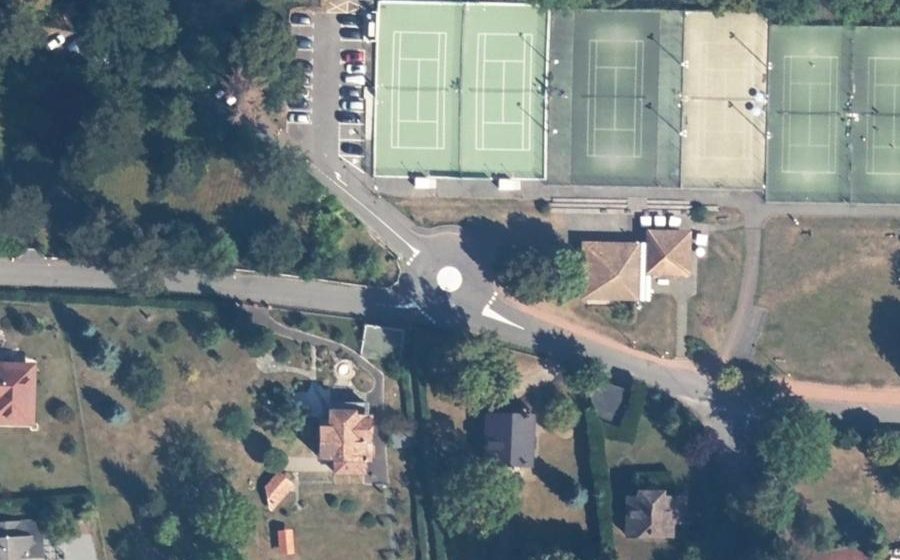 Vue aérienne du Mini-giratoire n°691911031