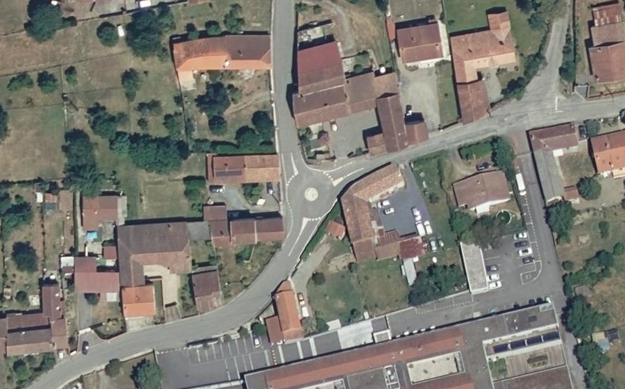 Vue aérienne du Mini-giratoire n°701621050