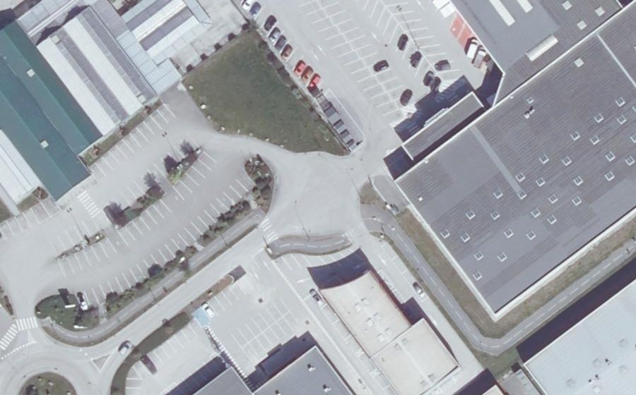 Vue aérienne du Mini-giratoire n°702389461