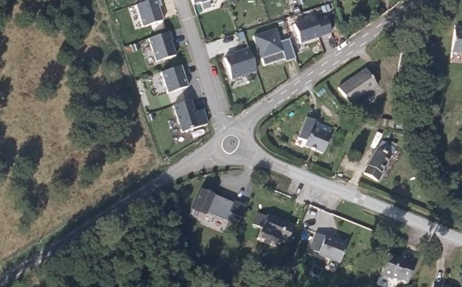 Vue aérienne du Mini-giratoire n°704091037