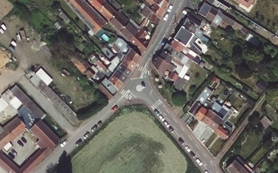 Vue aérienne du Mini-giratoire n°705834432