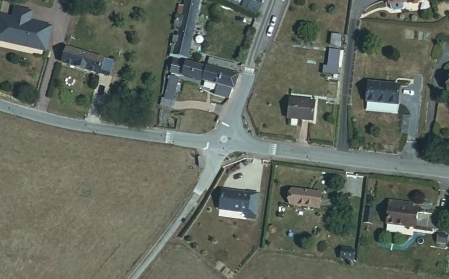 Vue aérienne du Mini-giratoire n°707060074