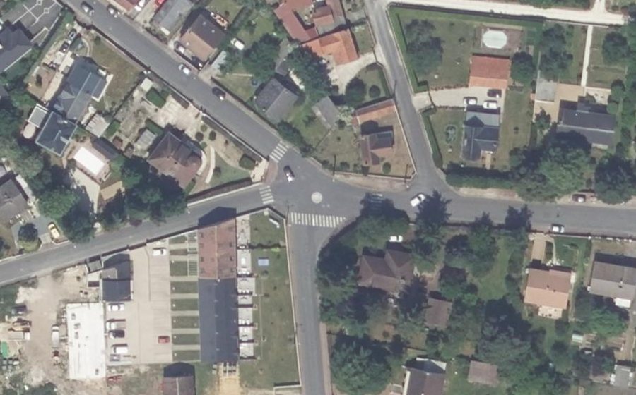 Vue aérienne du Mini-giratoire n°711525432