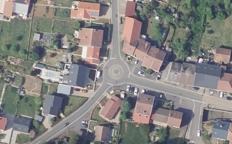 Vue aérienne du Mini-giratoire n°715210709
