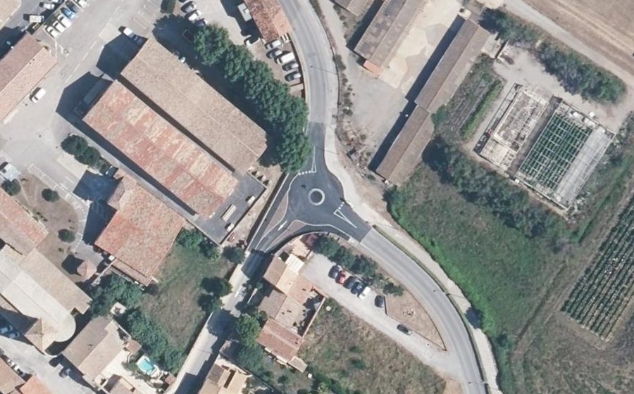Vue aérienne du Mini-giratoire n°717071332