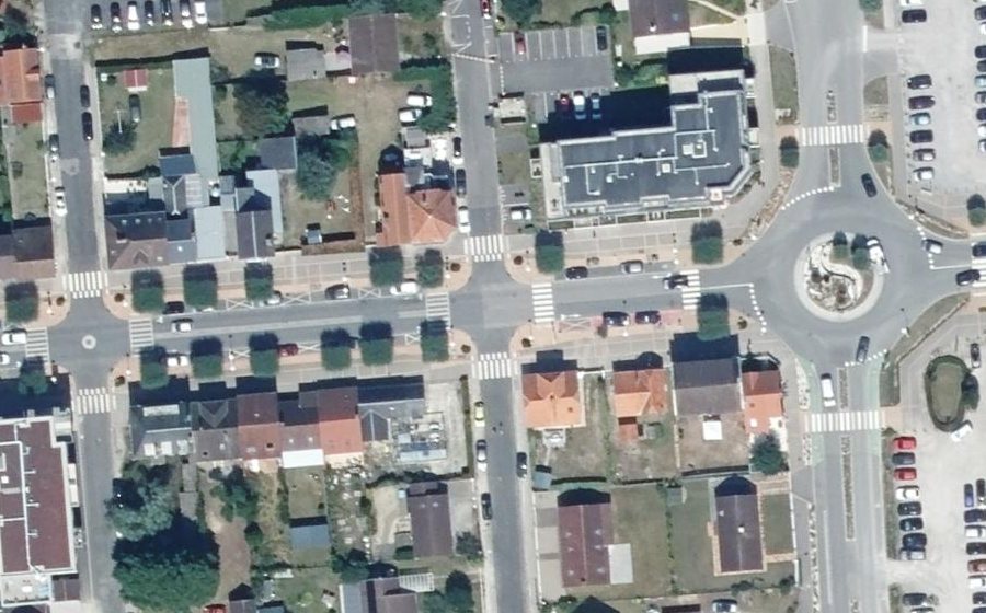 Vue aérienne du Mini-giratoire n°724417483