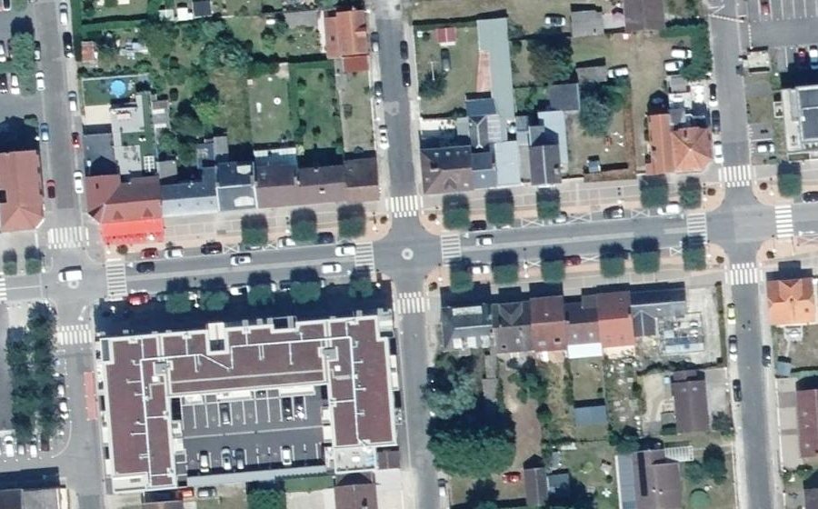 Vue aérienne du Mini-giratoire n°724417494