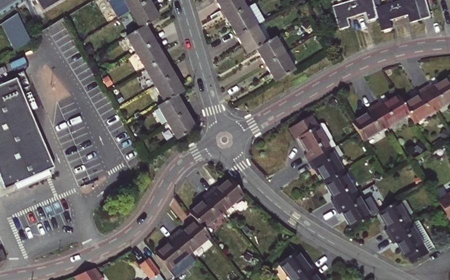 Vue aérienne du Mini-giratoire n°727169619