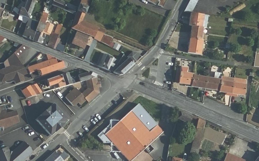 Vue aérienne du Mini-giratoire n°727702775