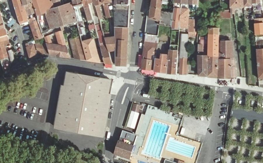 Vue aérienne du Mini-giratoire n°728717786