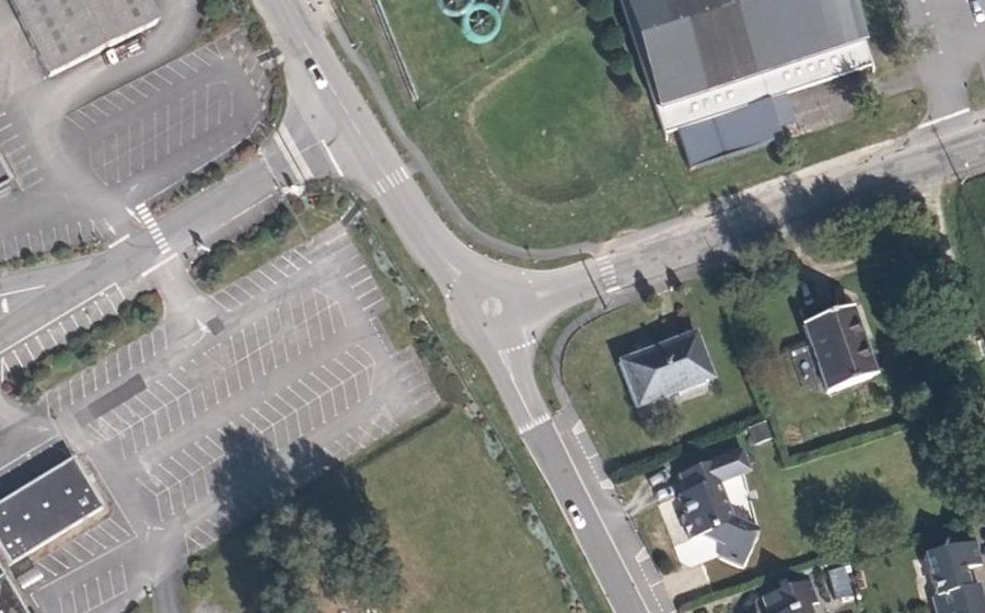 Vue aérienne du Mini-giratoire n°733160868