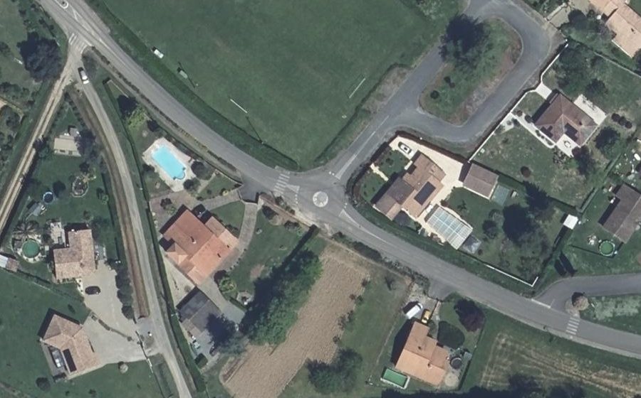 Vue aérienne du Mini-giratoire n°733816185