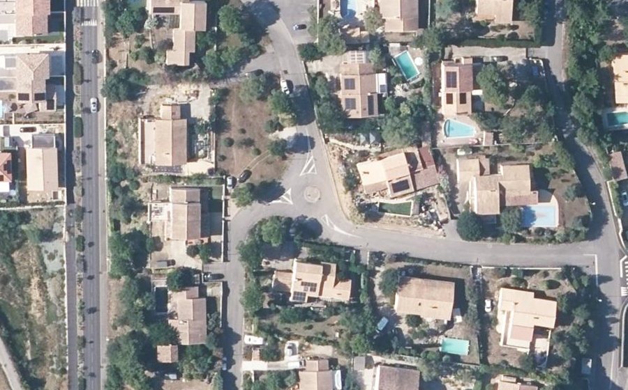 Vue aérienne du Mini-giratoire n°733958045
