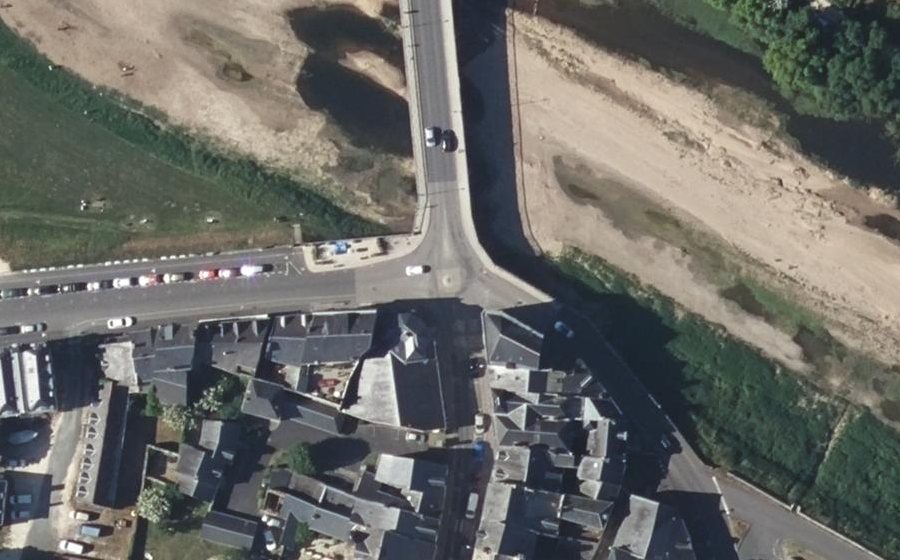 Vue aérienne du Mini-giratoire n°734567005