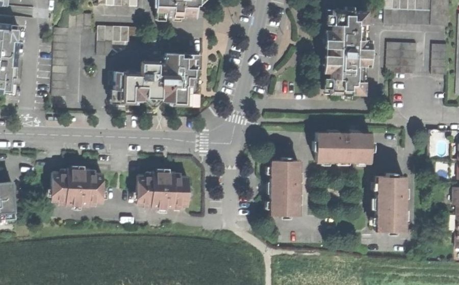 Vue aérienne du Mini-giratoire n°735038706