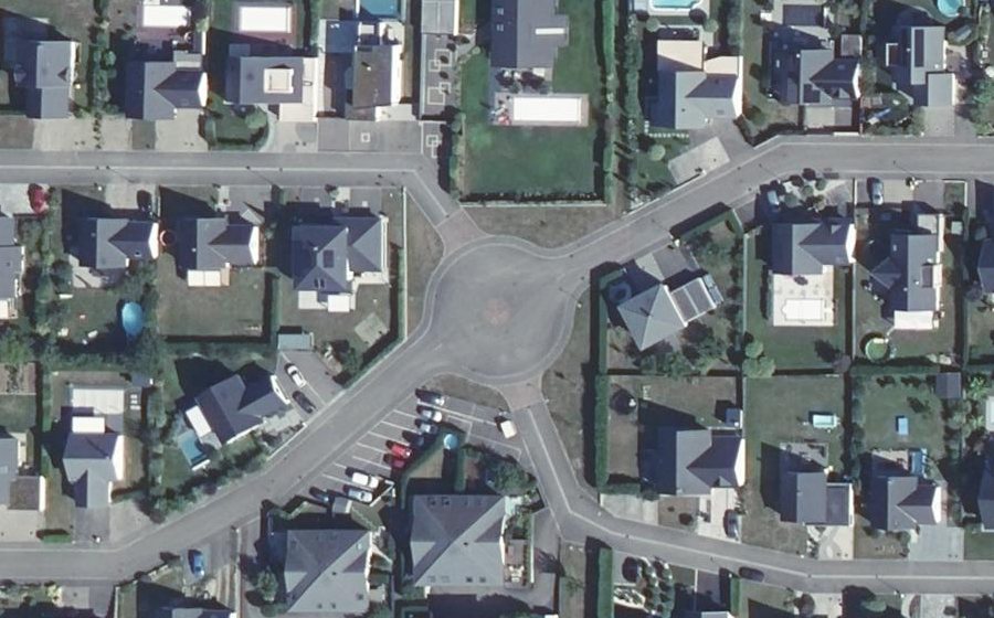 Vue aérienne du Mini-giratoire n°735735941