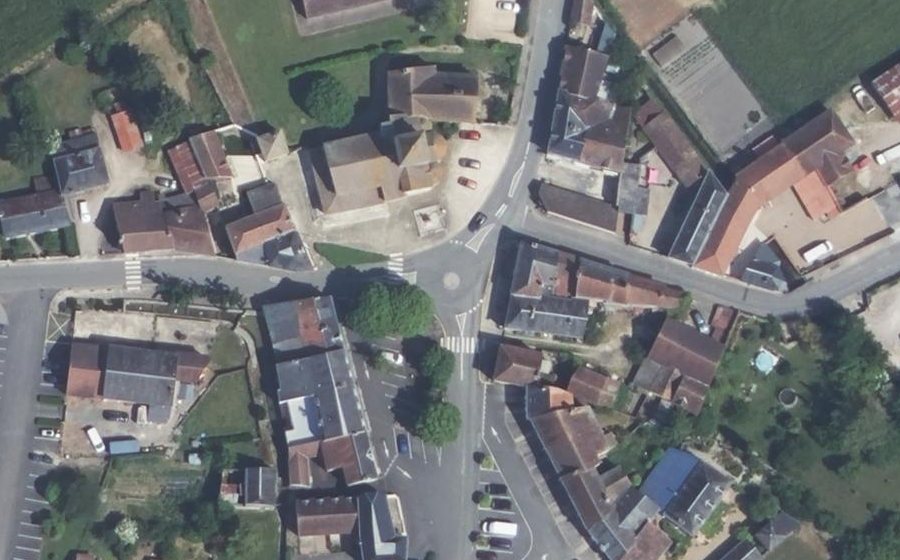 Vue aérienne du Mini-giratoire n°737786556