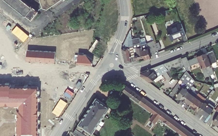 Vue aérienne du Mini-giratoire n°739408494