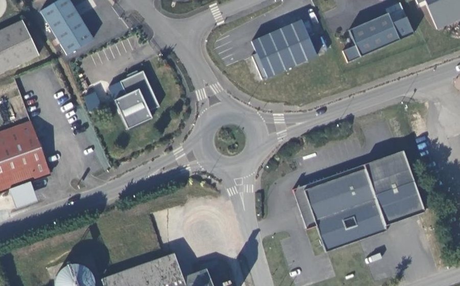 Vue aérienne du Rond-point anonyme n°10074027