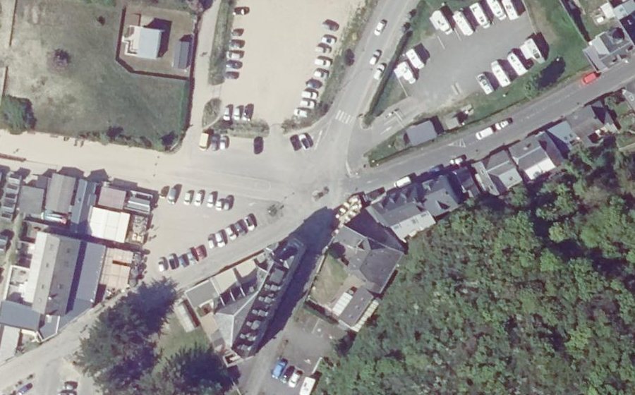 Vue aérienne du Mini-giratoire n°746876085