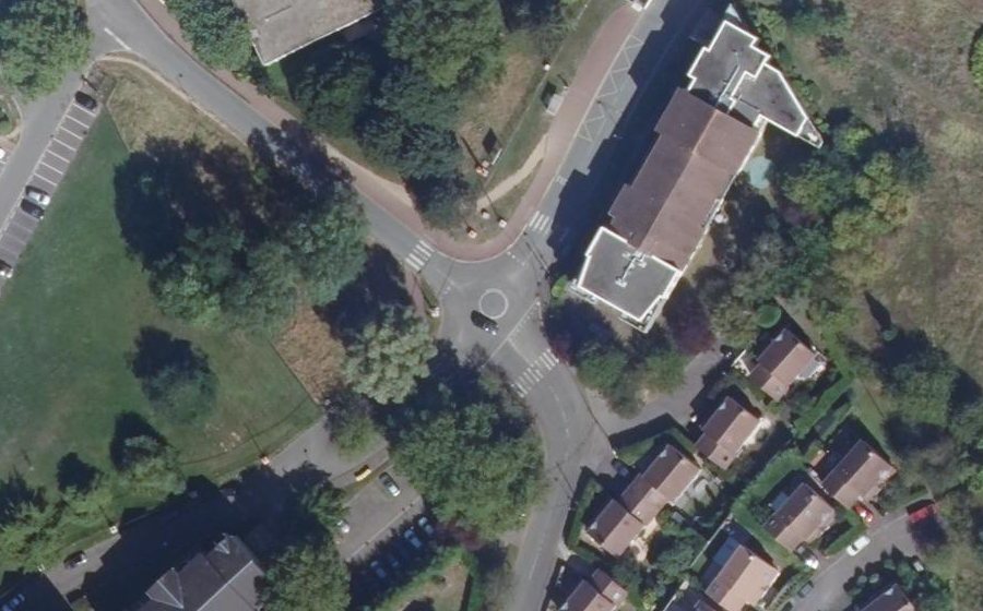 Vue aérienne du Mini-giratoire n°746923357