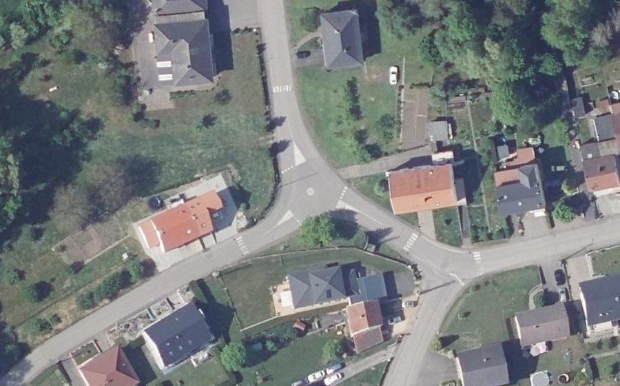 Vue aérienne de la place de la Libération