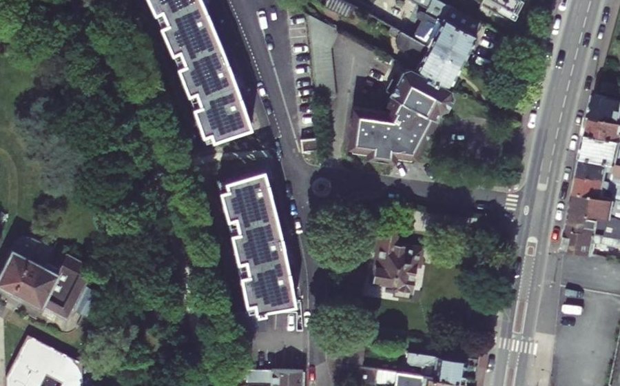 Vue aérienne du Mini-giratoire n°748851355