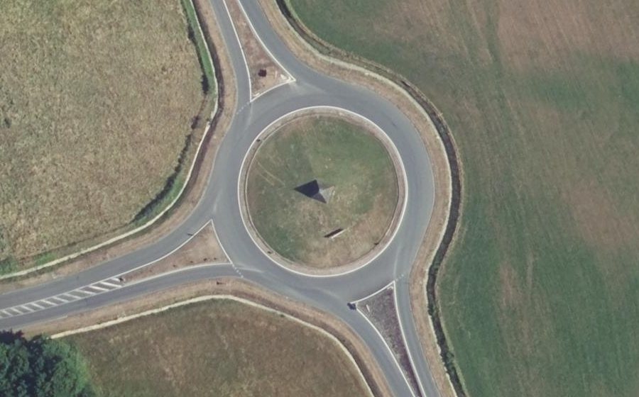 Vue aérienne du Rond-point anonyme n°10075660