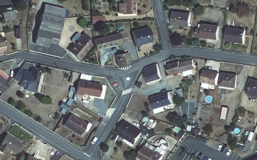 Vue aérienne du Mini-giratoire n°756784986