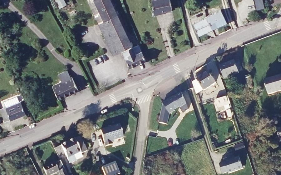 Vue aérienne du Mini-giratoire n°758514197