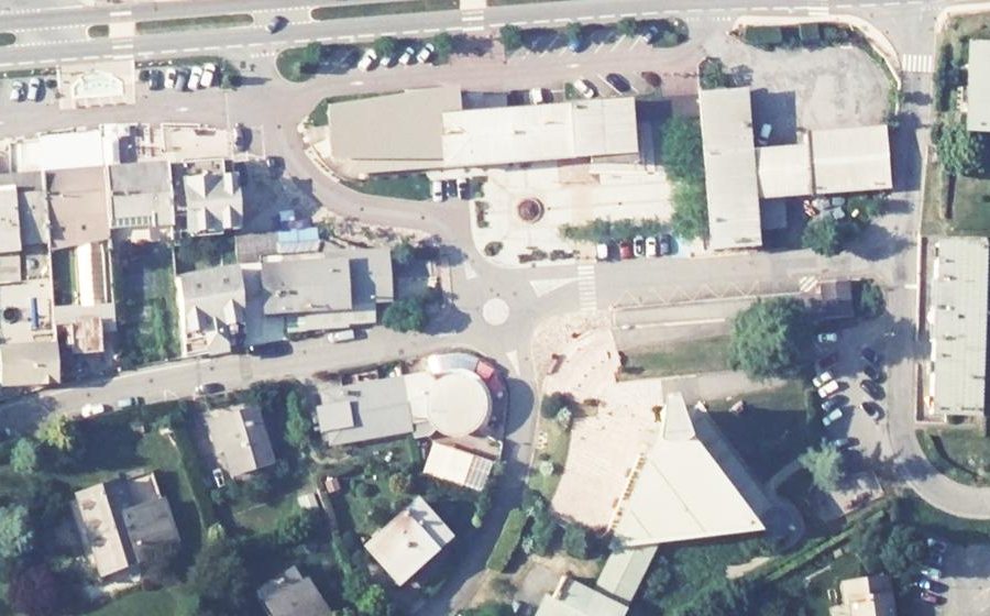 Vue aérienne du Mini-giratoire n°760001502