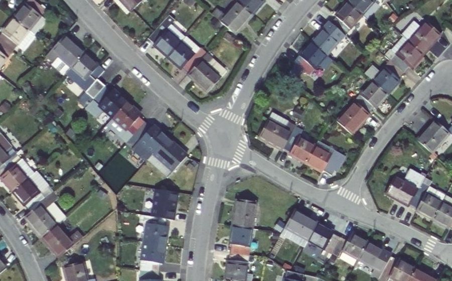 Vue aérienne du Mini-giratoire n°760368065