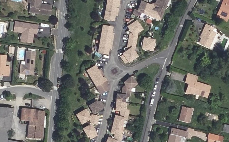 Vue aérienne du Mini-giratoire n°760732477