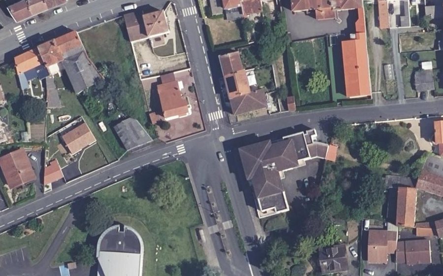 Vue aérienne du Mini-giratoire n°760738049