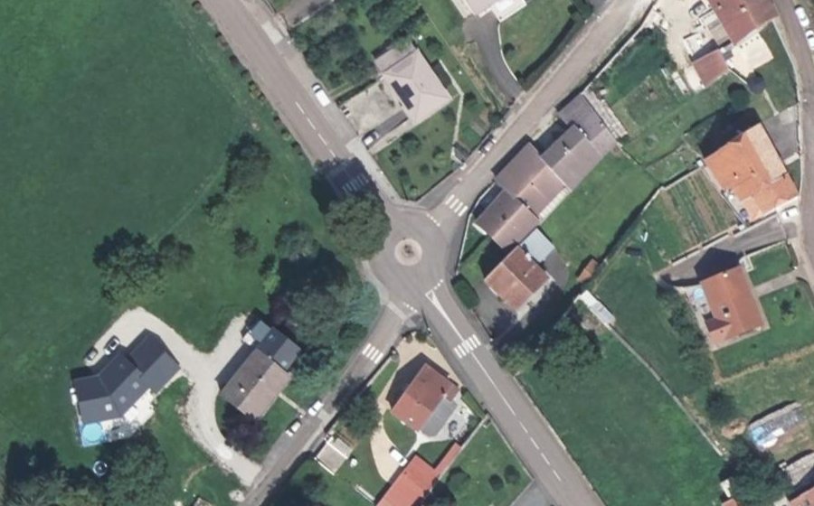 Vue aérienne du Mini-giratoire n°762209936
