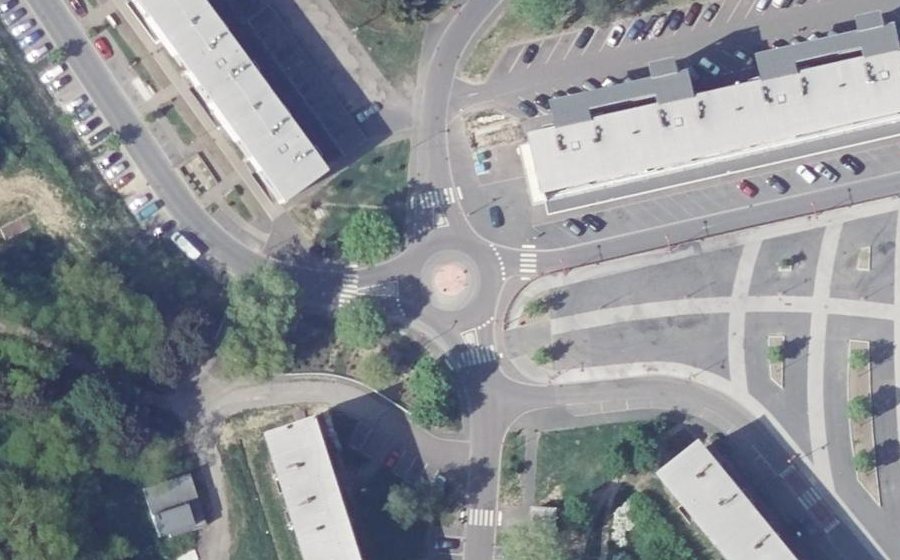 Vue aérienne du Mini-giratoire n°763369797