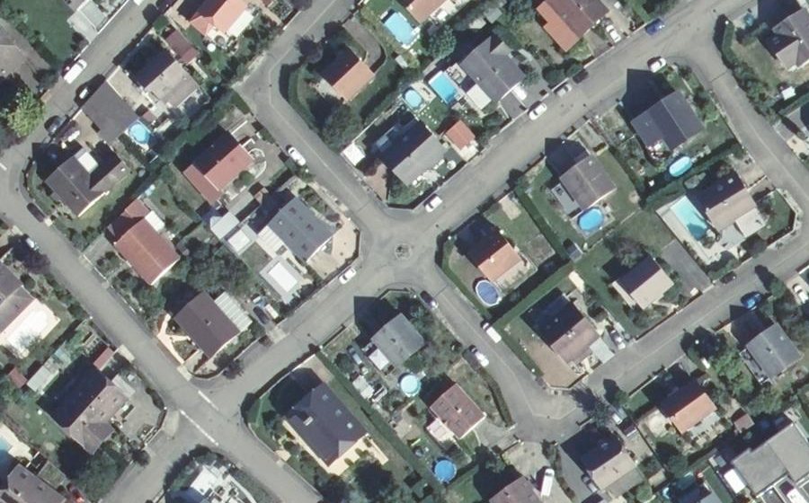 Vue aérienne du Mini-giratoire n°771326611