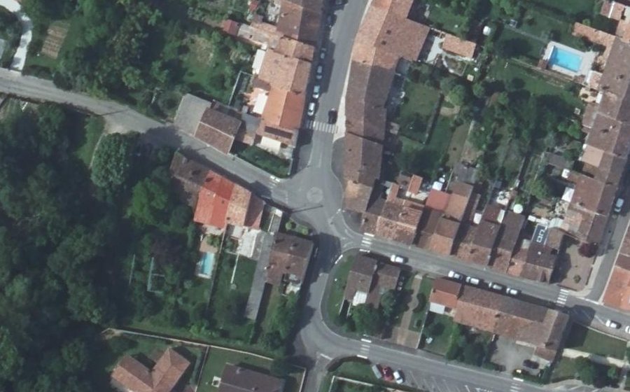 Vue aérienne du Mini-giratoire n°773107850