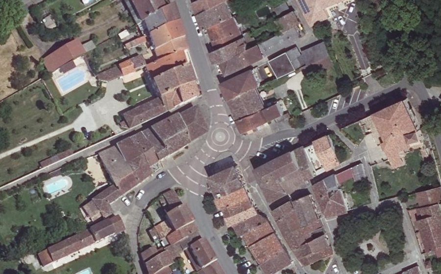 Vue aérienne du Mini-giratoire n°773228272