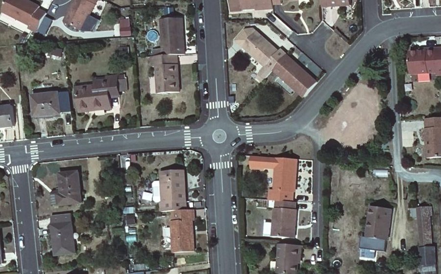 Vue aérienne du Mini-giratoire n°773932718