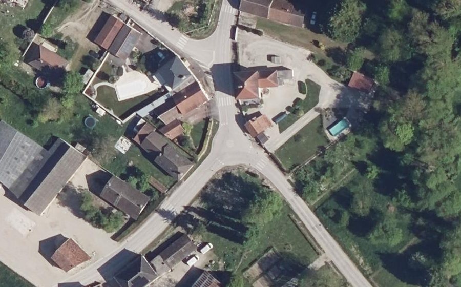 Vue aérienne du Mini-giratoire n°774037615