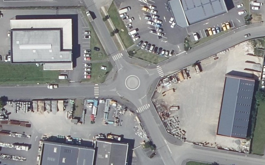 Vue aérienne du Mini-giratoire n°774563190