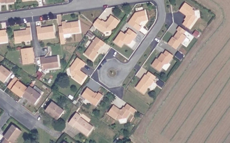 Vue aérienne du Cité de la Plaine