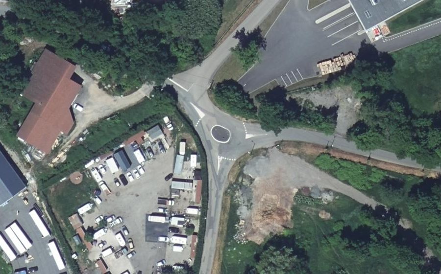 Vue aérienne du Rue de l'Étang