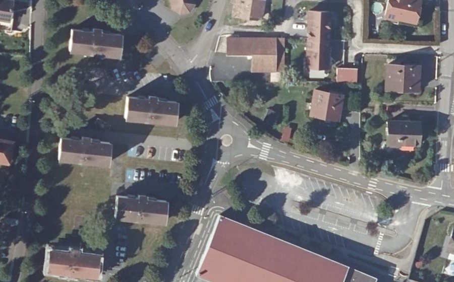 Vue aérienne du Mini-giratoire n°779336476